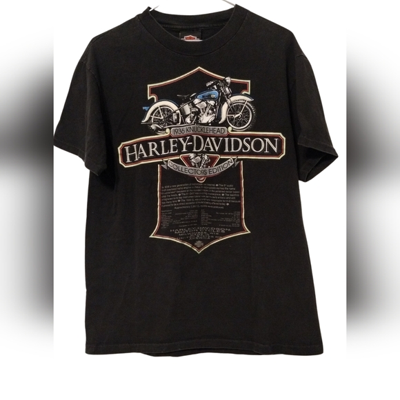 Harley-Davidson Other - Harley Davidson Vintage Single Stitch Knucklehead T shirt Mens Size M